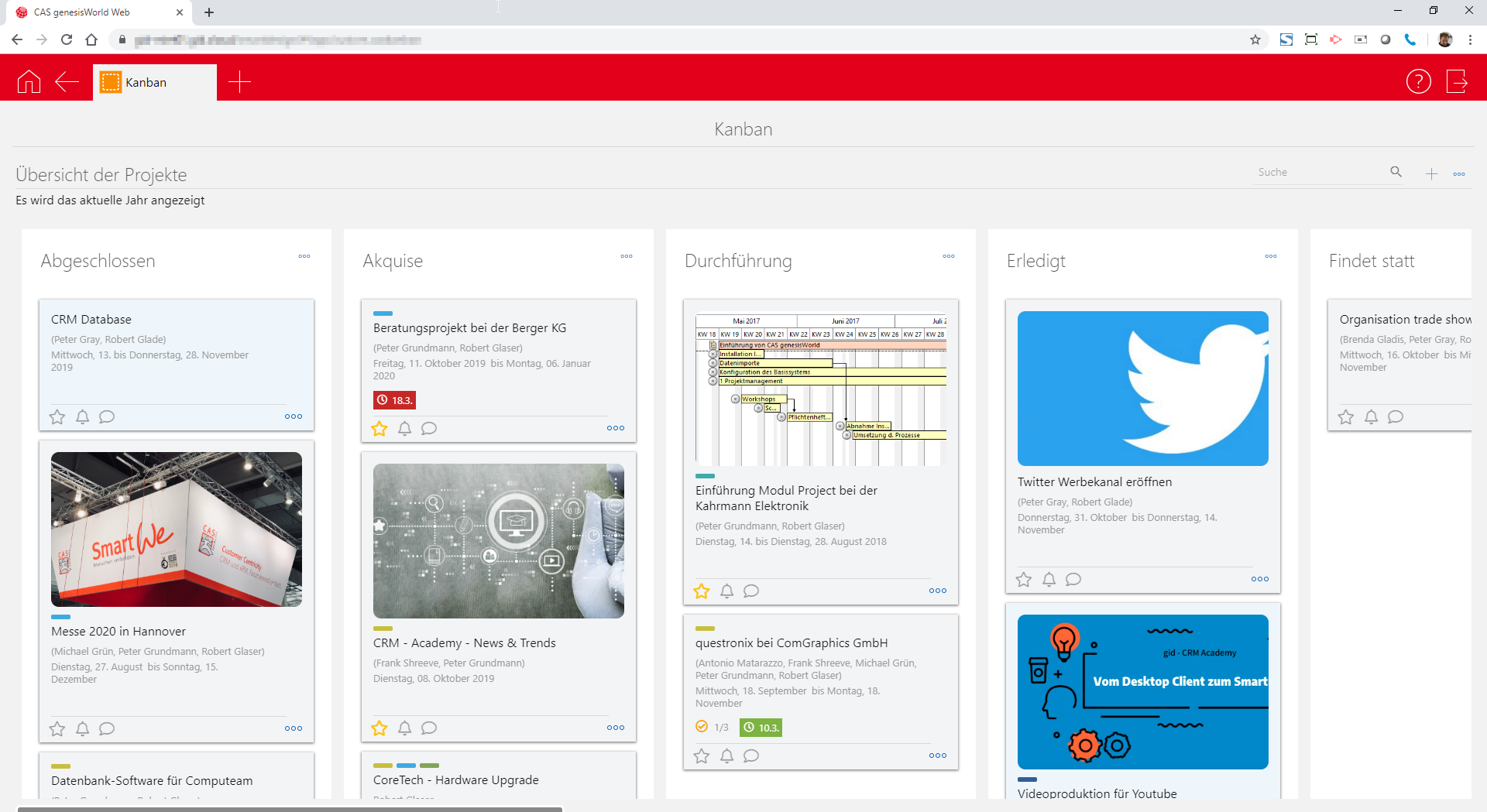 KanBan Ansicht